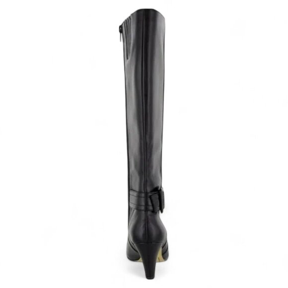 Bella Vita Troy Ii Tall Dress Boots - Black Leather - Picture 3 of 4